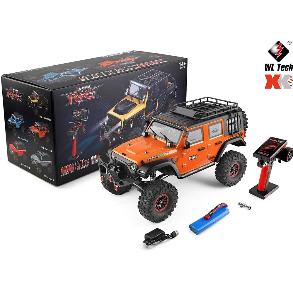 WLtoys 104026 Pro RC Car: 1/10 Scale, 4WD Electric Off-Road Racing Truck