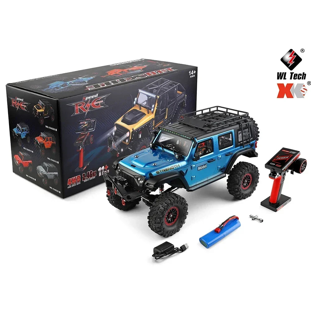 WLtoys 104026 Pro RC Car: 1/10 Scale, 4WD Electric Off-Road Racing Truck