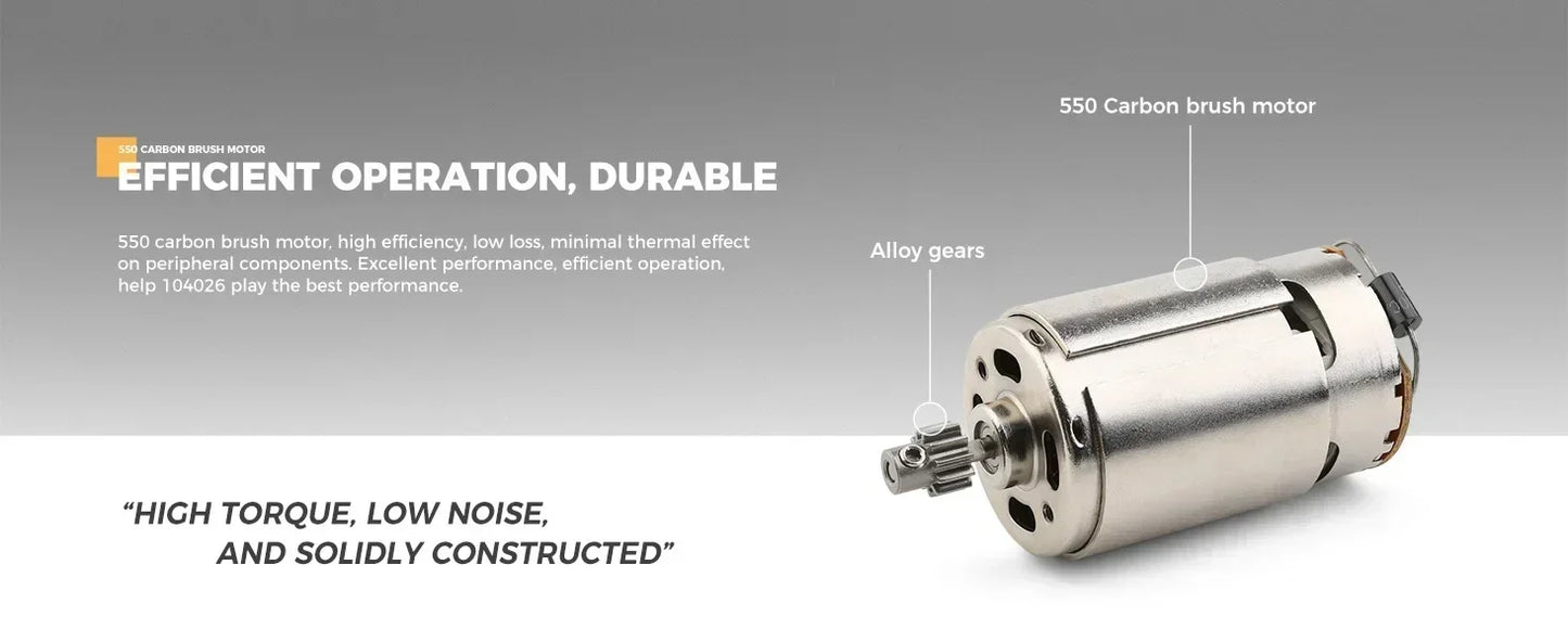 WLtoys 104026 Pro RC Car: 1/10 Scale, 4WD Electric Off-Road Racing Truck