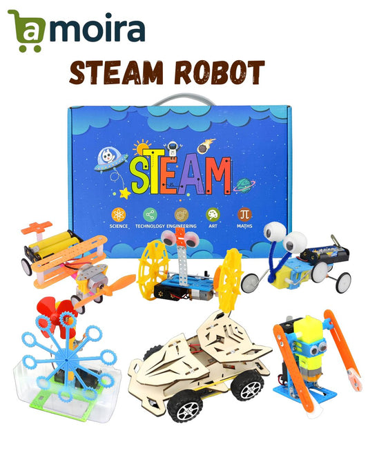 STEAM Robotics Kit for Kids - DIY Science Experiment Toys  - Amoira