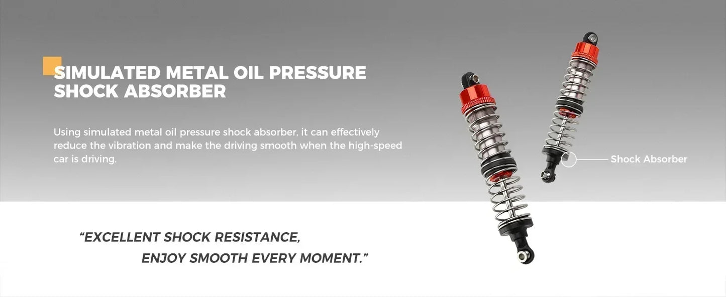 WLtoys 104026 Pro RC Car: 1/10 Scale, 4WD Electric Off-Road Racing Truck