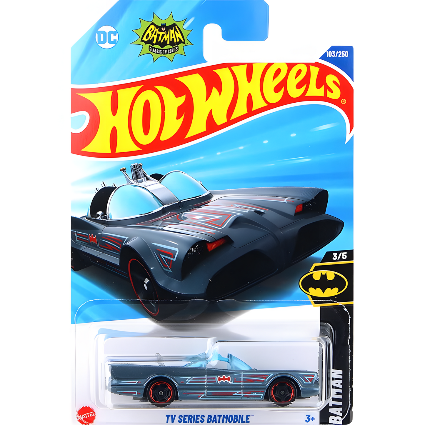 Hot Wheels TV series bat mobile die-cast car